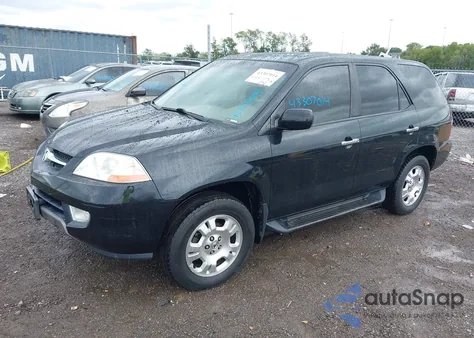 2001 Acura Mdx from USA, damaged, VIN 2HNYD18241H543121